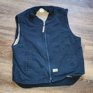 Berne Heartland Sherpa Lined Vest Size XL Women Reg (18-20) Workwear Ranch Chore